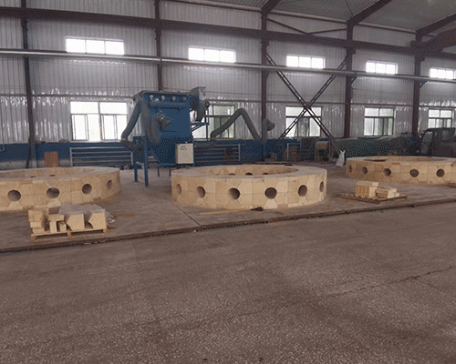 熱風(fēng)爐燃燒器組合磚，紅柱石磚